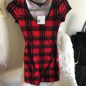 Plaid Dress NWT